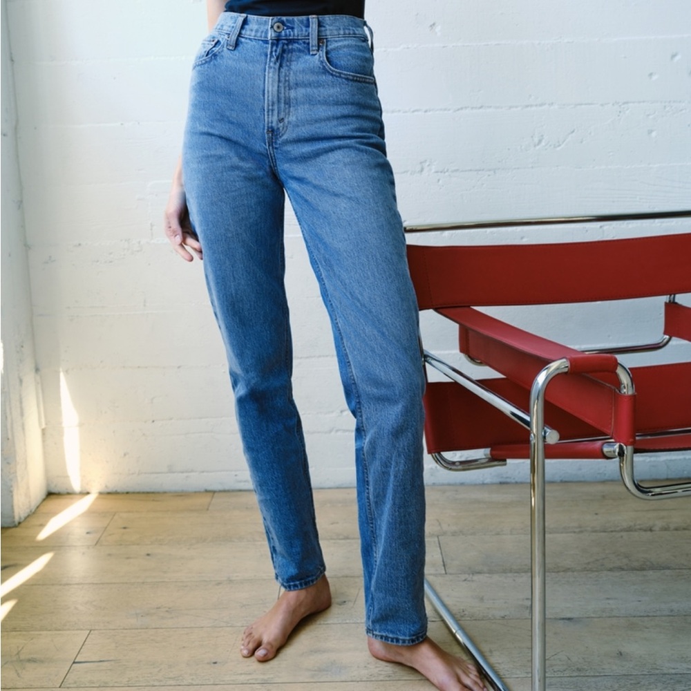 Abercrombie & Fitch Blue Straight Jeans